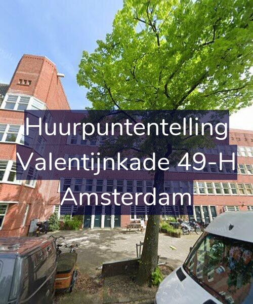 Foto gevel Huurpuntentelling voor Valentijnkade 49-H, Amsterdam