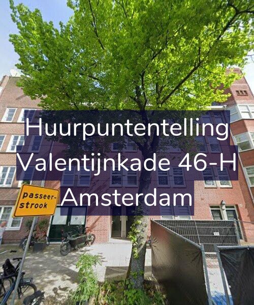 Foto gevel Huurpuntentelling voor Valentijnkade 46-H, Amsterdam