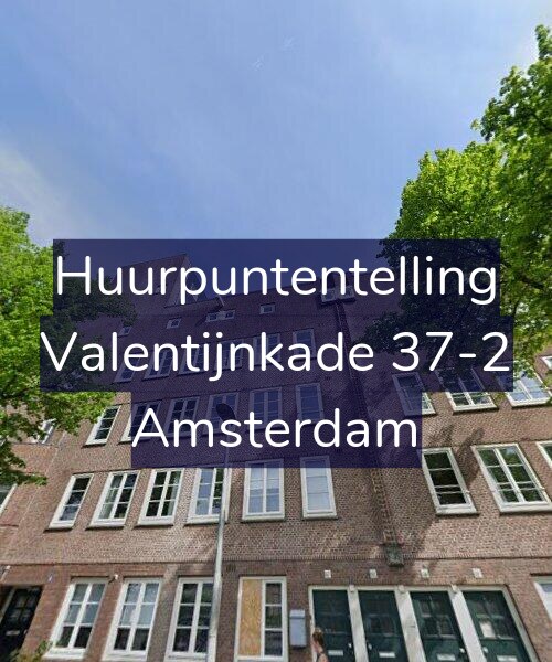 Foto gevel Huurpuntentelling voor Valentijnkade 37-2, Amsterdam