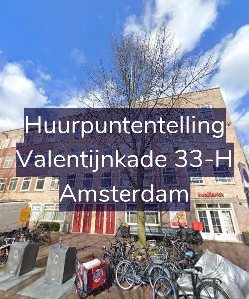 Foto gevel Huurpuntentelling voor Valentijnkade 33-H, Amsterdam