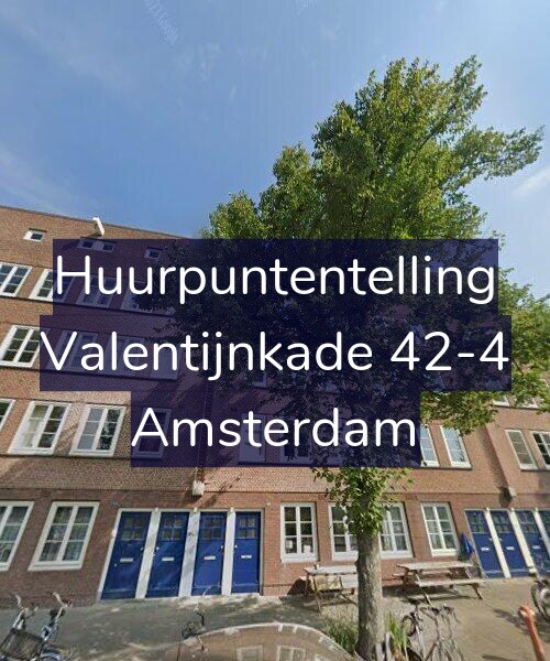 Foto gevel Huurpuntentelling voor Valentijnkade 42-4, Amsterdam