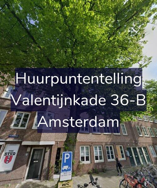 Foto gevel Huurpuntentelling voor Valentijnkade 36-B, Amsterdam