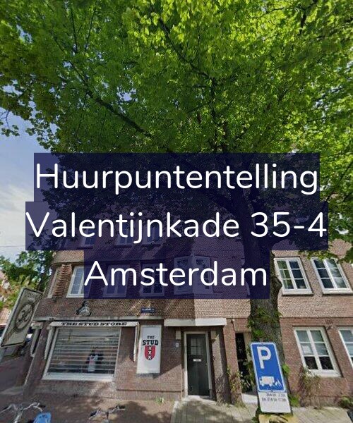 Foto gevel Huurpuntentelling voor Valentijnkade 35-4, Amsterdam