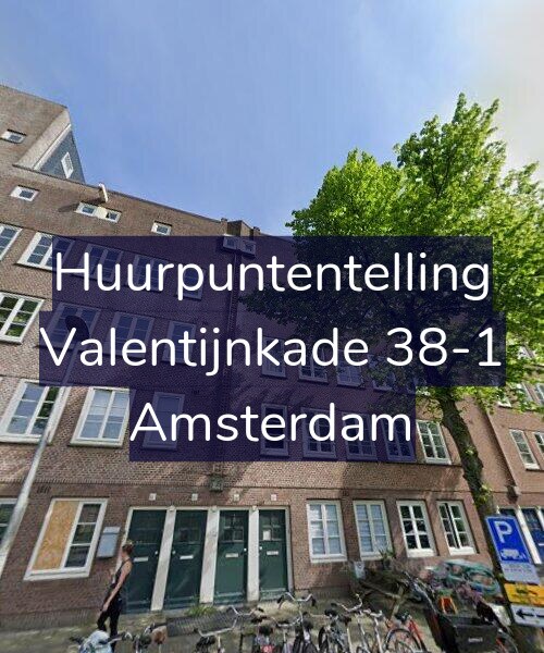 Foto gevel Huurpuntentelling voor Valentijnkade 38-1, Amsterdam