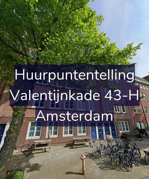 Foto gevel Huurpuntentelling voor Valentijnkade 43-H, Amsterdam
