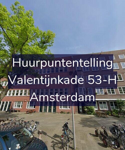 Foto gevel Huurpuntentelling voor Valentijnkade 53-H, Amsterdam