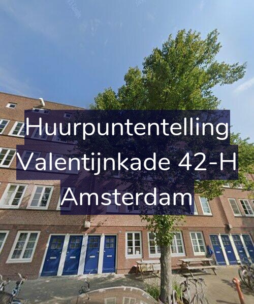 Foto gevel Huurpuntentelling voor Valentijnkade 42-H, Amsterdam