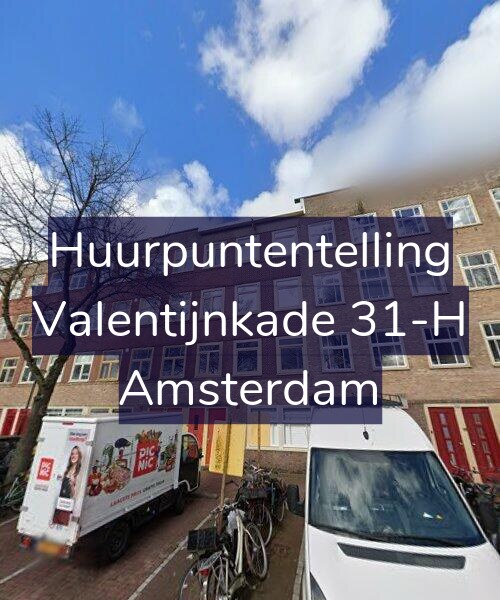 Foto gevel Huurpuntentelling voor Valentijnkade 31-H, Amsterdam