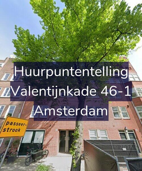 Foto gevel Huurpuntentelling voor Valentijnkade 46-1, Amsterdam