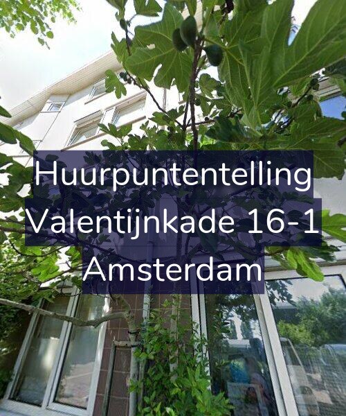 Foto gevel Huurpuntentelling voor Valentijnkade 16-1, Amsterdam