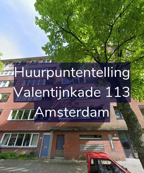 Foto gevel Huurpuntentelling voor Valentijnkade 113, Amsterdam