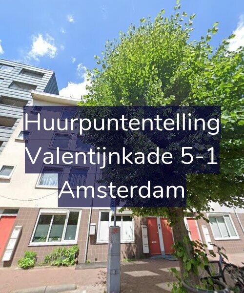 Foto gevel Huurpuntentelling voor Valentijnkade 5-1, Amsterdam