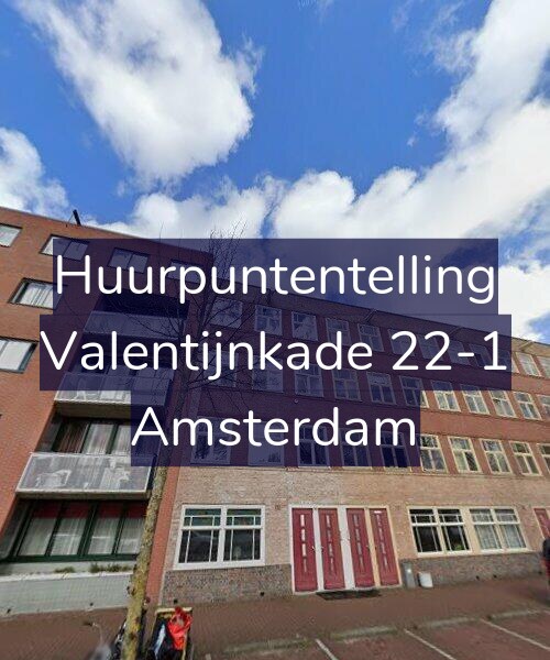 Foto gevel Huurpuntentelling voor Valentijnkade 22-1, Amsterdam