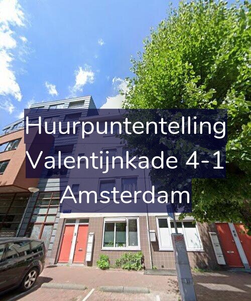 Foto gevel Huurpuntentelling voor Valentijnkade 4-1, Amsterdam