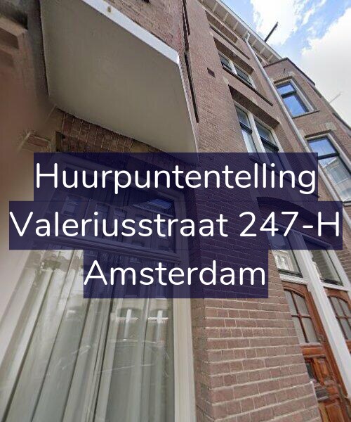 Foto gevel Huurpuntentelling voor Valeriusstraat 247-H, Amsterdam