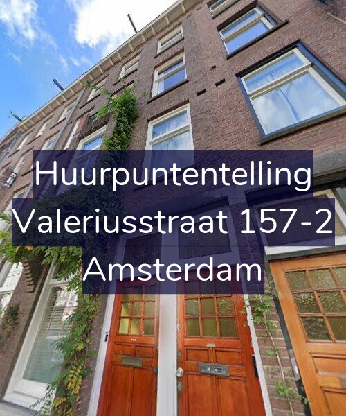 Foto gevel Huurpuntentelling voor Valeriusstraat 157-2, Amsterdam