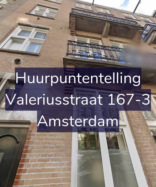 Foto gevel Huurpuntentelling voor Valeriusstraat 167-3, Amsterdam