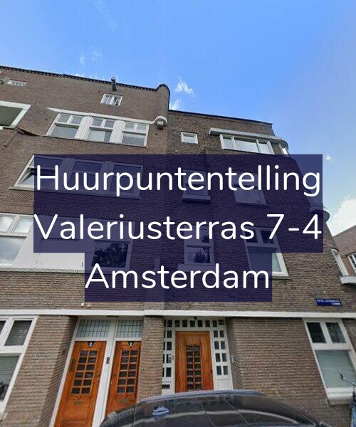 Foto gevel Huurpuntentelling voor Valeriusterras 7-4, Amsterdam