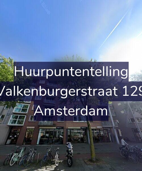 Foto gevel Huurpuntentelling voor Valkenburgerstraat 129, Amsterdam