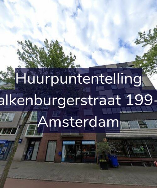Foto gevel Huurpuntentelling voor Valkenburgerstraat 199-A, Amsterdam