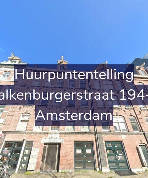 Foto gevel Huurpuntentelling voor Valkenburgerstraat 194-P, Amsterdam