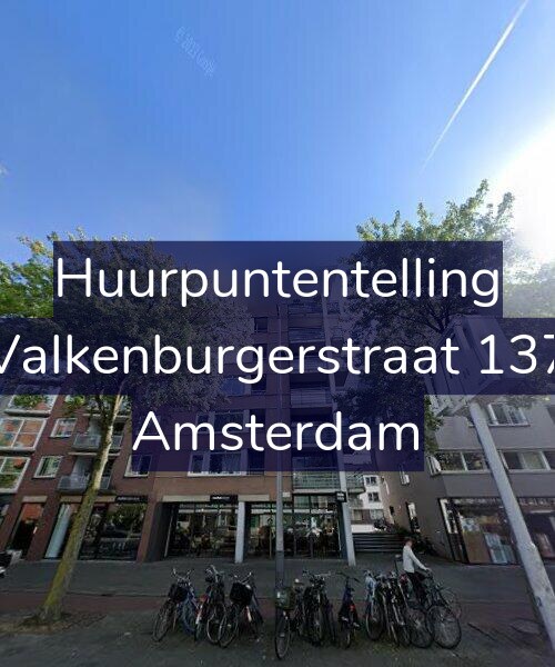 Foto gevel Huurpuntentelling voor Valkenburgerstraat 137, Amsterdam