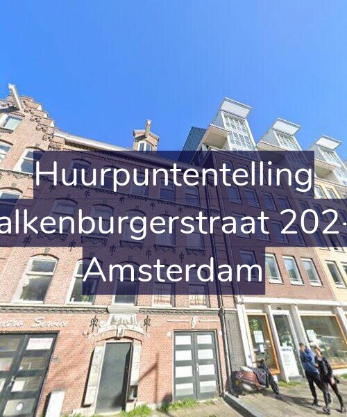 Foto gevel Huurpuntentelling voor Valkenburgerstraat 202-1, Amsterdam