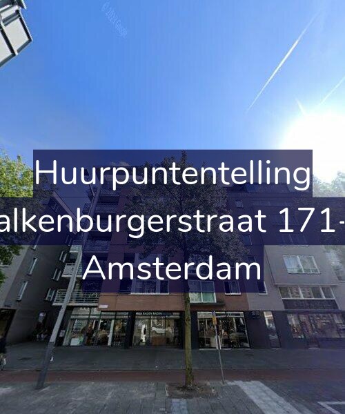 Foto gevel Huurpuntentelling voor Valkenburgerstraat 171-B, Amsterdam