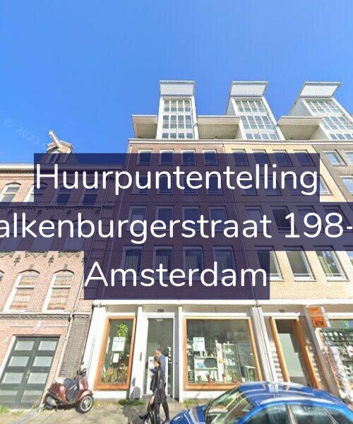 Foto gevel Huurpuntentelling voor Valkenburgerstraat 198-A, Amsterdam