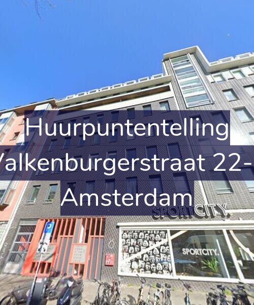 Foto gevel Huurpuntentelling voor Valkenburgerstraat 22-F, Amsterdam