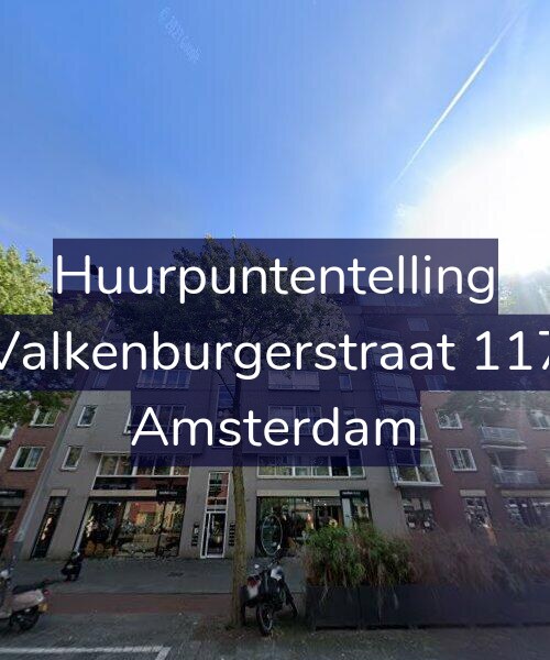 Foto gevel Huurpuntentelling voor Valkenburgerstraat 117, Amsterdam