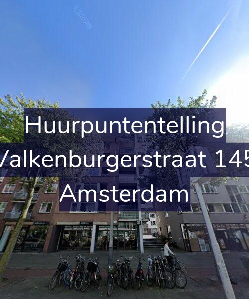 Foto gevel Huurpuntentelling voor Valkenburgerstraat 145, Amsterdam
