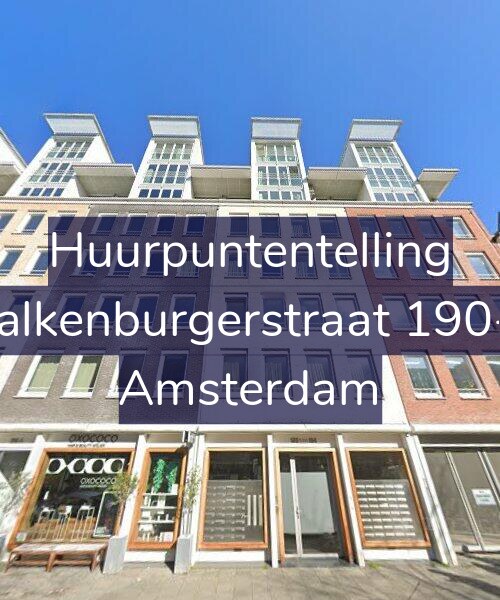 Foto gevel Huurpuntentelling voor Valkenburgerstraat 190-L, Amsterdam