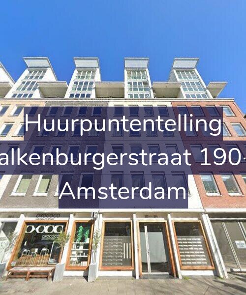Foto gevel Huurpuntentelling voor Valkenburgerstraat 190-E, Amsterdam