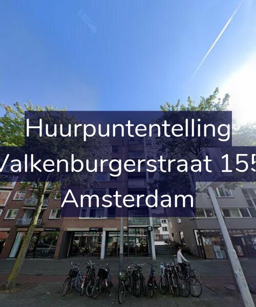 Foto gevel Huurpuntentelling voor Valkenburgerstraat 155, Amsterdam