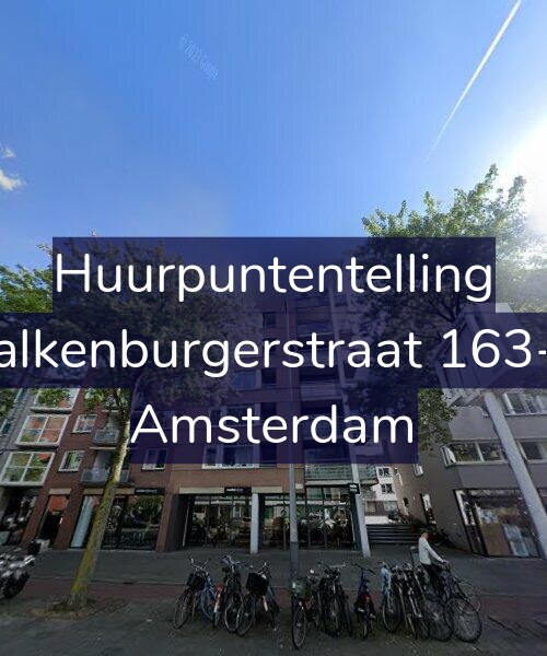 Foto gevel Huurpuntentelling voor Valkenburgerstraat 163-B, Amsterdam