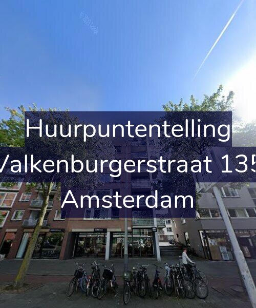 Foto gevel Huurpuntentelling voor Valkenburgerstraat 135, Amsterdam