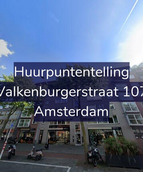 Foto gevel Huurpuntentelling voor Valkenburgerstraat 107, Amsterdam