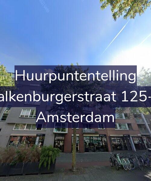 Foto gevel Huurpuntentelling voor Valkenburgerstraat 125-A, Amsterdam