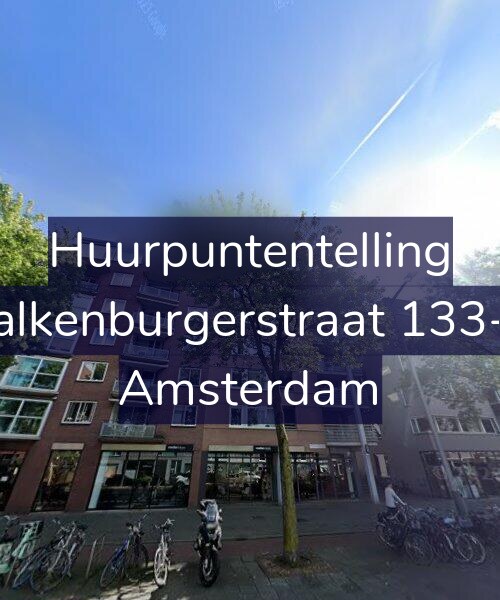 Foto gevel Huurpuntentelling voor Valkenburgerstraat 133-A, Amsterdam
