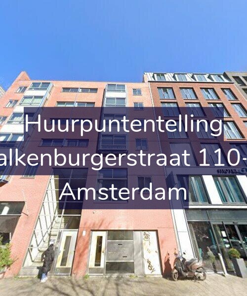 Foto gevel Huurpuntentelling voor Valkenburgerstraat 110-D, Amsterdam