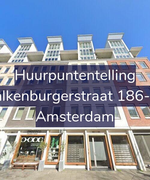 Foto gevel Huurpuntentelling voor Valkenburgerstraat 186-W, Amsterdam