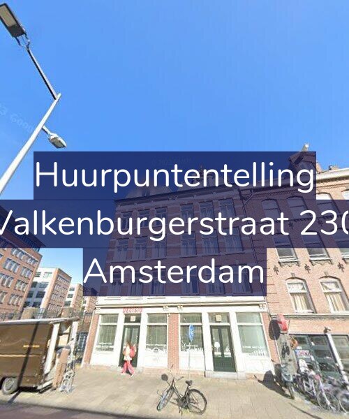 Foto gevel Huurpuntentelling voor Valkenburgerstraat 230, Amsterdam