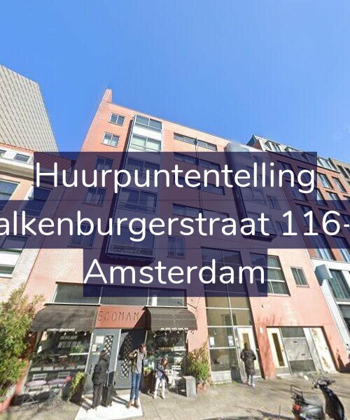 Foto gevel Huurpuntentelling voor Valkenburgerstraat 116-A, Amsterdam