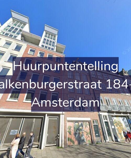Foto gevel Huurpuntentelling voor Valkenburgerstraat 184-3, Amsterdam