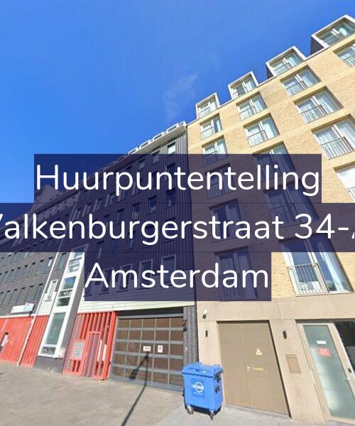 Foto gevel Huurpuntentelling voor Valkenburgerstraat 34-A, Amsterdam