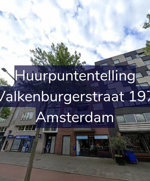 Foto gevel Huurpuntentelling voor Valkenburgerstraat 197, Amsterdam