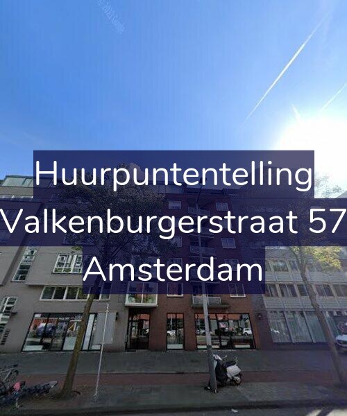 Foto gevel Huurpuntentelling voor Valkenburgerstraat 57, Amsterdam