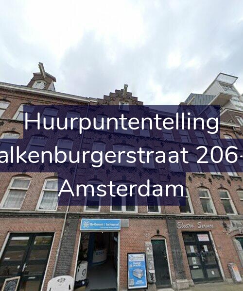 Foto gevel Huurpuntentelling voor Valkenburgerstraat 206-1, Amsterdam