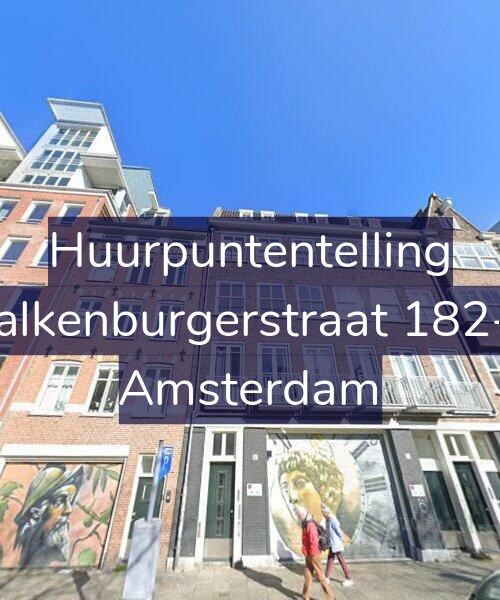 Foto gevel Huurpuntentelling voor Valkenburgerstraat 182-2, Amsterdam